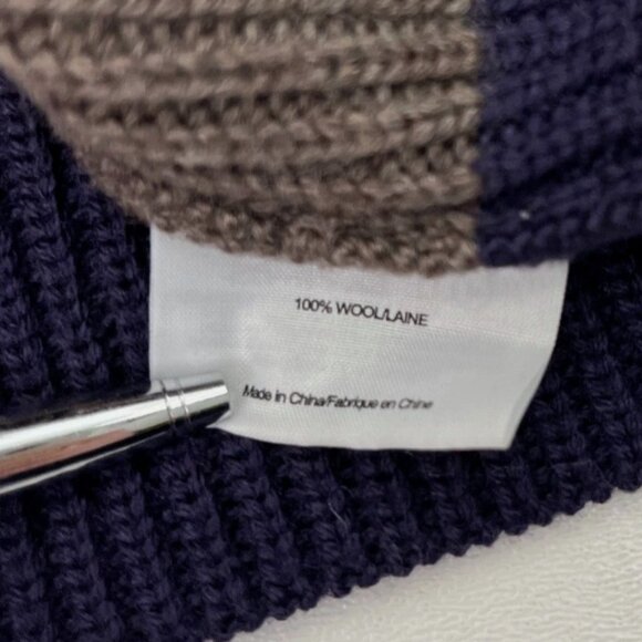 Tory Burch Striped 100% Wool Sweater - Picture 11 of 12